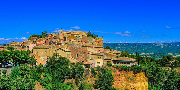 camping vue sur luberon