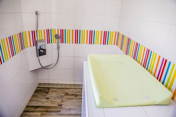 salle de bain enfant camping luberon