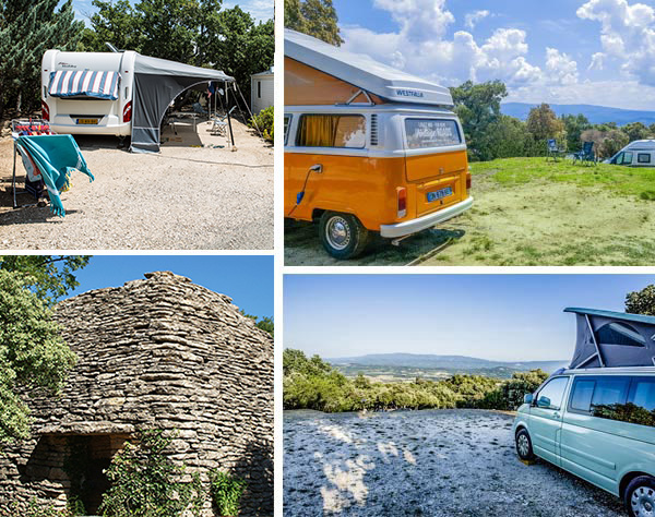 camping luberon emplacement avec toilettes
