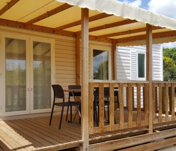 Mobile home LAVANDE côté jardin